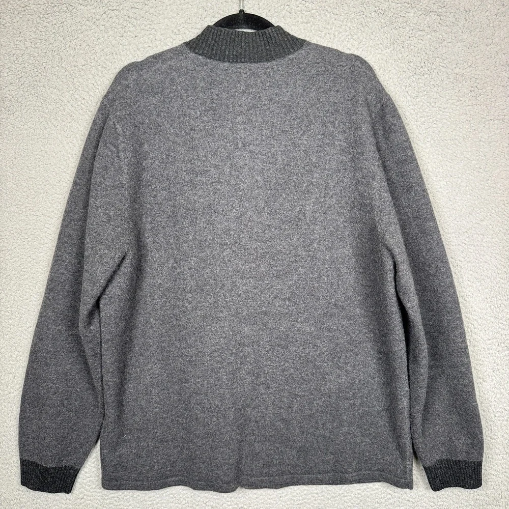 Bonobos Coat Mens L Gray Slim Fit Bomber Jacket‎ Merino Wool Preppy Classic Warm